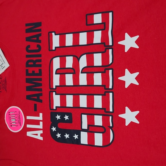 The Children's Place 'All-American Girl' Short Sleeve Tee sz. XL-14 - Picture 2 of 5